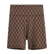 By Malene Birger Sportiga Mörk Mahogny Shorts Brown, Dam