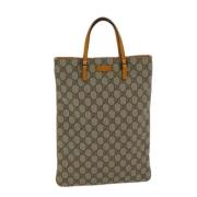 Gucci Vintage Pre-owned Canvas gucci-vskor Brown, Dam