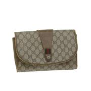 Gucci Vintage Pre-owned Canvas gucci-vskor Beige, Dam