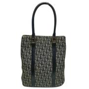 Dior Vintage Pre-owned Canvas totevskor Blue, Dam