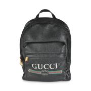 Gucci Vintage Pre-owned Laeder ryggsckar Black, Dam