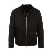 Barbour Svarta Kappor Lutron Harrington Black, Herr