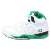 Jordan Lucky Green Retro Sneakers White, Dam