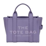 Marc Jacobs Logo Print Toteväska Enkel Fack Purple, Dam