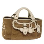 Celine Vintage Pre-owned Canvas celine-vskor Brown, Dam