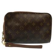 Louis Vuitton Vintage Pre-owned Canvas kuvertvskor Brown, Dam