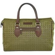 Salvatore Ferragamo Pre-owned Pre-owned Canvas resvskor Green, Dam