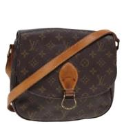 Louis Vuitton Vintage Pre-owned Canvas louis-vuitton-vskor Brown, Dam