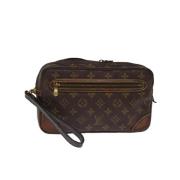 Louis Vuitton Vintage Pre-owned Canvas louis-vuitton-vskor Brown, Dam