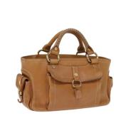 Celine Vintage Pre-owned Laeder handvskor Brown, Dam