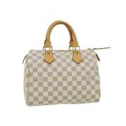 Louis Vuitton Vintage Pre-owned Canvas handvskor Beige, Dam