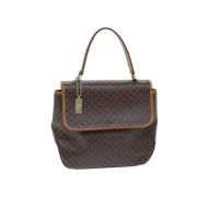 Celine Vintage Pre-owned Laeder handvskor Brown, Dam