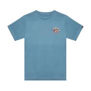 Vans Blå Logo Print Bomull T-shirt Blue, Herr