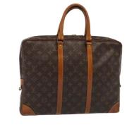 Louis Vuitton Vintage Pre-owned Canvas portfljer Brown, Dam