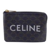 Celine Vintage Pre-owned Laeder plnbcker Brown, Dam