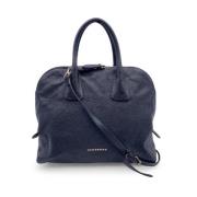 Burberry Vintage Pre-owned Laeder handvskor Blue, Dam