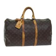 Louis Vuitton Vintage Pre-owned Canvas louis-vuitton-vskor Brown, Dam