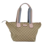 Gucci Vintage Pre-owned Canvas gucci-vskor Brown, Dam