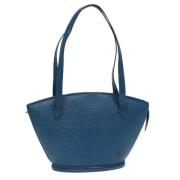 Louis Vuitton Vintage Pre-owned Laeder louis-vuitton-vskor Blue, Dam