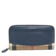 Burberry Vintage Pre-owned Laeder plnbcker Blue, Dam