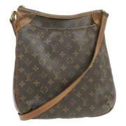 Louis Vuitton Vintage Pre-owned Canvas axelremsvskor Brown, Dam