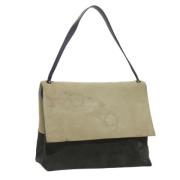 Celine Vintage Pre-owned Mocka axelremsvskor Beige, Dam