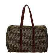 Fendi Vintage Pre-owned Canvas fendi-vskor Brown, Dam