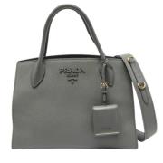 Prada Vintage Pre-owned Laeder prada-vskor Gray, Dam