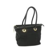 Celine Vintage Pre-owned Nylon celine-vskor Black, Dam