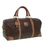 Celine Vintage Pre-owned Laeder handvskor Brown, Dam