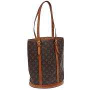 Louis Vuitton Vintage Pre-owned Canvas axelremsvskor Brown, Dam