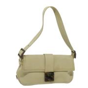 Salvatore Ferragamo Pre-owned Pre-owned Canvas axelremsvskor Beige, Da...