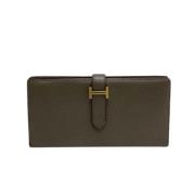 Hermès Vintage Pre-owned Laeder plnbcker Gray, Dam