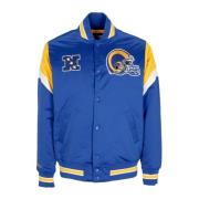 Mitchell & Ness NFL Losram Bomberjacka Originalteamfärger Blue, Herr