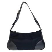 Prada Vintage Pre-owned Canvas crossbodyvskor Black, Dam