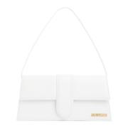 Jacquemus Vit Läder Axelväska White, Dam