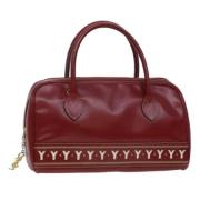 Yves Saint Laurent Vintage Pre-owned Laeder handvskor Red, Dam