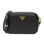 Prada Vintage Pre-owned Laeder prada-vskor Black, Dam