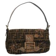 Fendi Vintage Pre-owned Canvas fendi-vskor Black, Dam