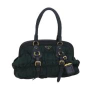 Prada Vintage Pre-owned Nylon prada-vskor Green, Dam