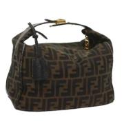 Fendi Vintage Pre-owned Canvas fendi-vskor Brown, Dam