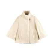 Fay Beige Cape Coat Beige, Dam