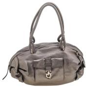 Salvatore Ferragamo Pre-owned Pre-owned Laeder axelremsvskor Gray, Dam