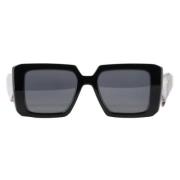 Prada Vintage Pre-owned Plast solglasgon Black, Dam