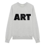 1989 Studio Crewneck Sweatshirt Gray, Herr