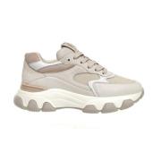 Hogan Beige Hyperactive Sneakers för Kvinnor Beige, Dam