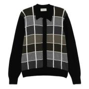 Officine Générale Ull Cardigan Knappstängning Black, Herr