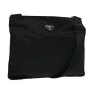 Prada Vintage Pre-owned Nylon prada-vskor Black, Dam