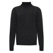 Officine Générale Ull Rollneck Sweater Gray, Herr