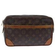 Louis Vuitton Vintage Pre-owned Canvas kuvertvskor Brown, Dam